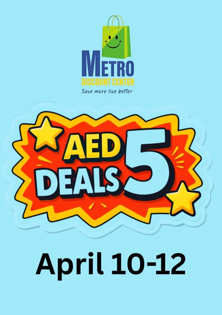 AED 5 DEALS ARE HERE 😍🔥 Why pay more when you can grab your favorites for LESS? Snacks, groceries, essentials & more — all starting at just AED 5 or below